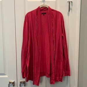Anne Klein coral drape collar sweater size 2X